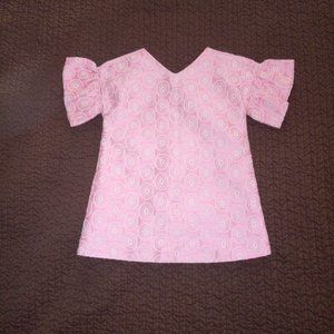 Janie and Jack Jacquard Shift Dress Size 6-12 months